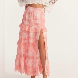 LoveShackFancy Ariah Maxi Skirt